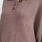 Boxy Button Up Knit Crop Sweater