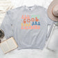 Cool Kids Are Reading Colorful Graphic Crewneck Sweatshirt