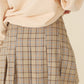 Y2K Plaid Pleated Mini Skirt