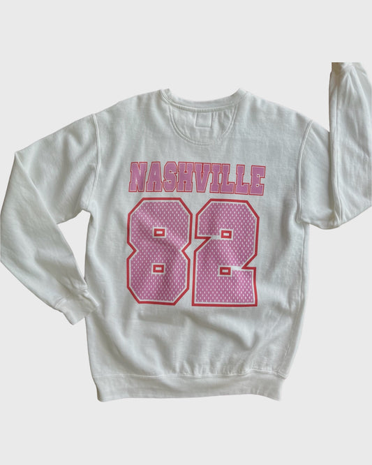 Nashville 82 Graphic Crewneck Sweatshirt