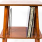 Canterbury Retro Wooden Record Player Stand With Vinyl Storage