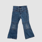 Vintage Kids Flare Patched Jeans