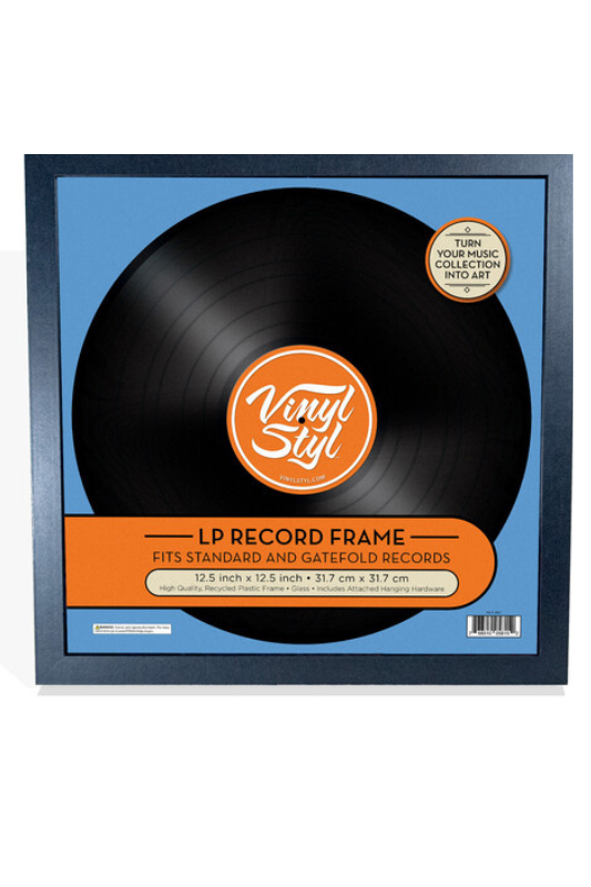 Vinyl Styl® 12 Inch Vinyl Record Display Frame - Wall Hanging (Black